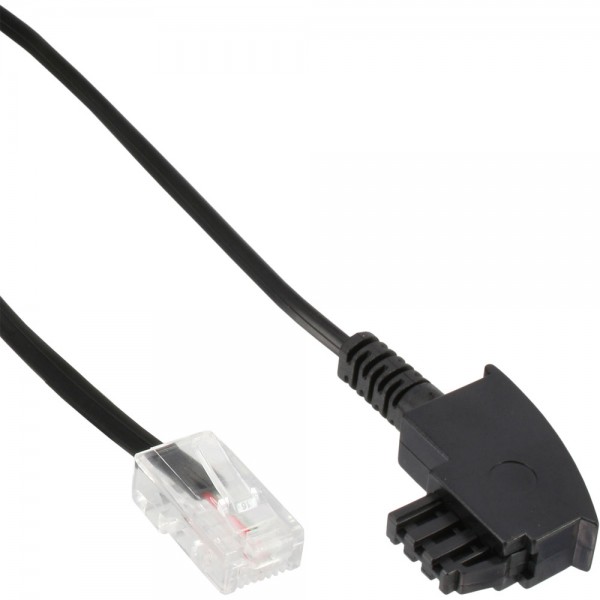 InLine® TAE-F Kabel für DSL-Router, TAE-F Stecker an RJ45 8P2C, 0,5m