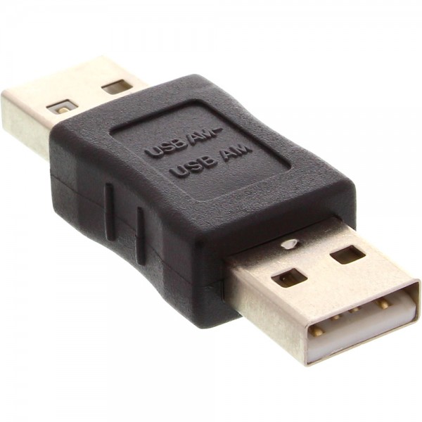 InLine® USB 2.0 Adapter, Stecker A auf Stecker A