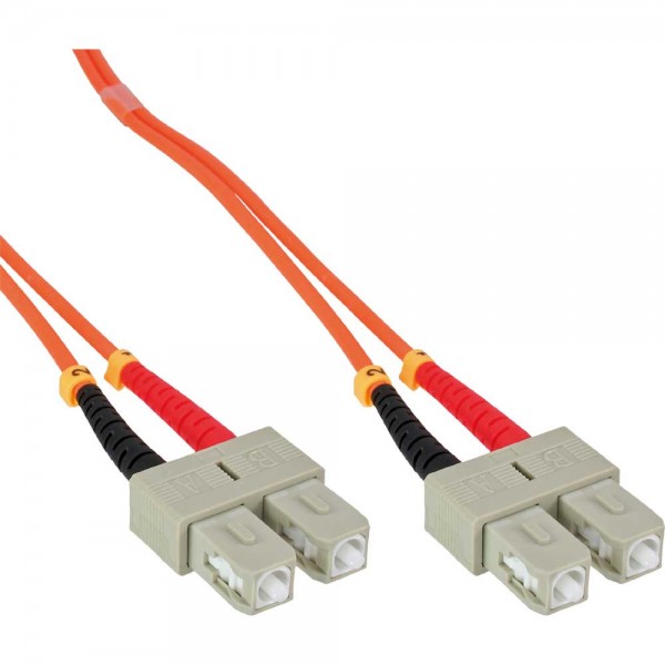 InLine® LWL Duplex Kabel, SC/SC, 50/125µm, OM2, 20m