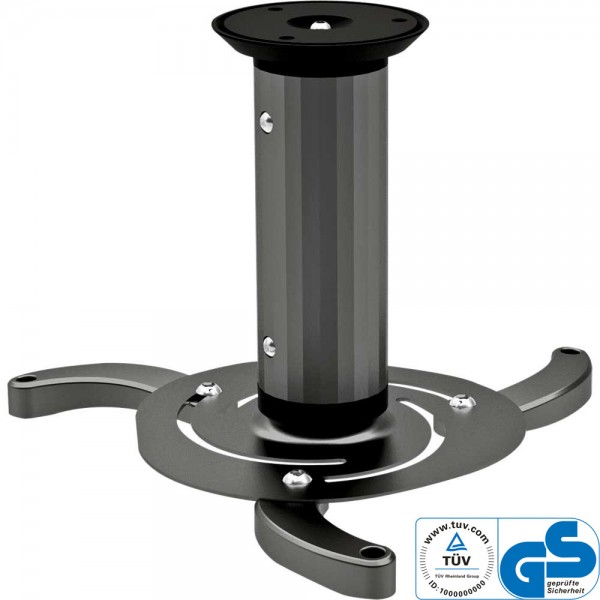 InLine® Deckenhalterung für Beamer, Höhe 130/200mm, max. 10kg