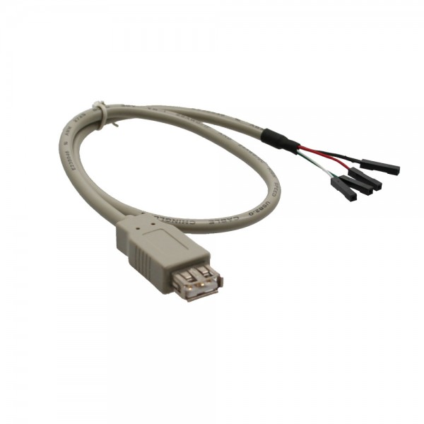 InLine® USB 2.0 Adapterkabel, Buchse A auf Pfostenanschluss, 0,4m