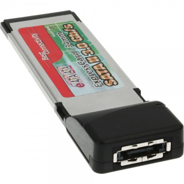 InLine® PCMCIA Express Card, 1-Kanal eSATA Controller Karte (SATA II)