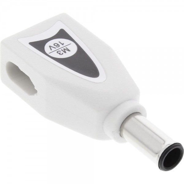 InLine® Wechselstecker M3 (16V) für Universal Netzteil, 90W/120W, weiß