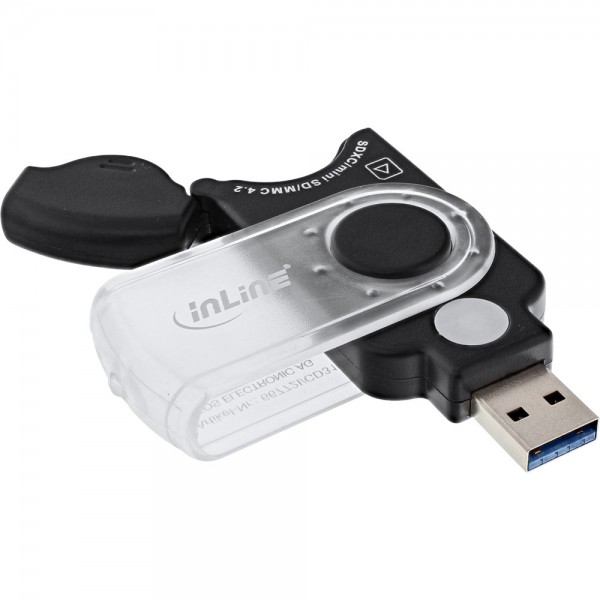 InLine® USB 3.0 Mobile Card Reader, für SD, SDHC, SDXC, microSD