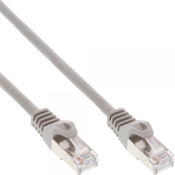 InLine® Patchkabel, F/UTP, Cat.5e, grau, 0,3m