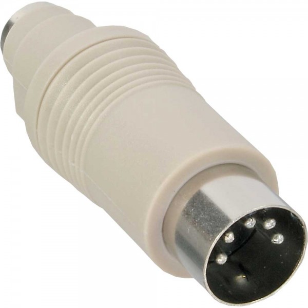 InLine® Tastatur-Adapter, 5pol DIN-Stecker auf PS/2 Buchse