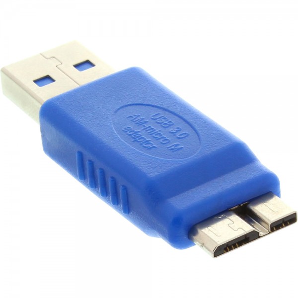 InLine® USB 3.0 Adapter, Stecker A auf Stecker Micro B