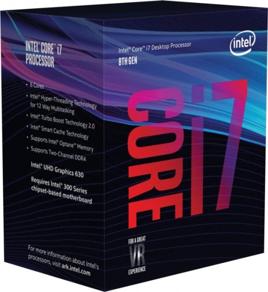 Intel Box Core i7 Processor i7-8700 3,20Ghz 12M Coffee Lake