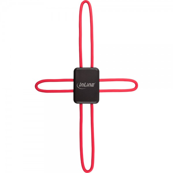 InLine® Universal Smartphone Halterung Smart Hold, rot