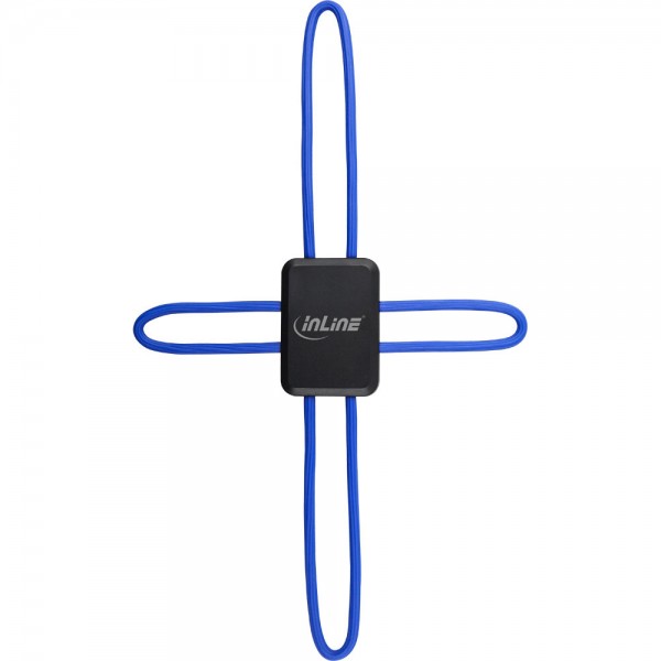 InLine® Universal Smartphone Halterung Smart Hold, blau