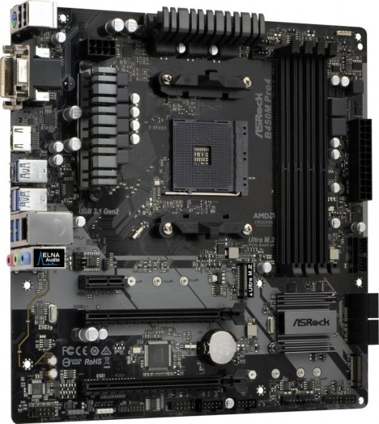 ASRock B450M Pro4 (90-MXB8F0-A0UAYZ)