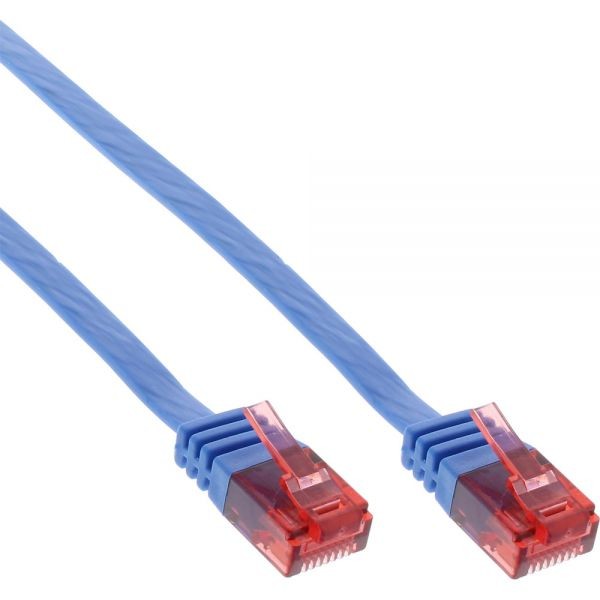 Netzwerkkabel RJ-45 10m ungeschirmt blau (Cat6)