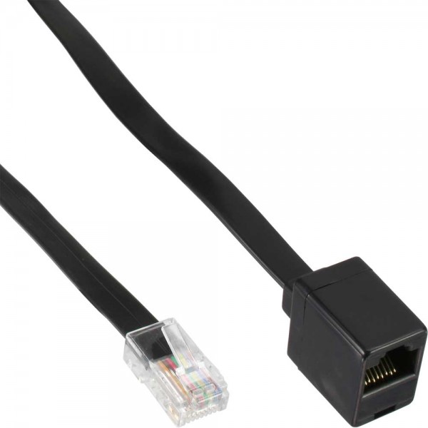 InLine® ISDN-Verlängerung, RJ45 (8P8C) Stecker / Buchse, 6m