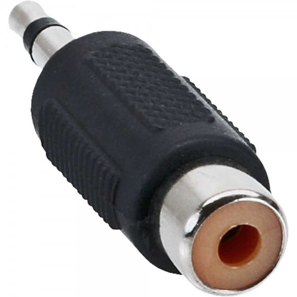InLine® Audio Adapter, 3,5mm Klinke Stecker an 1x Cinch Buchse, Mono
