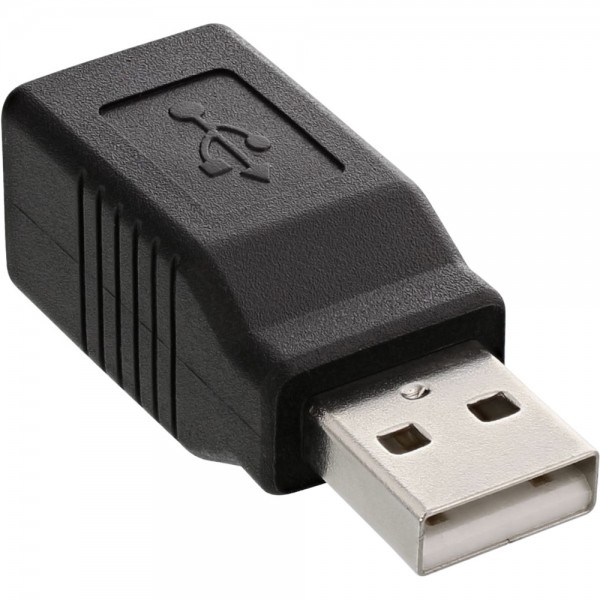 InLine® USB 2.0 Adapter, Stecker A auf Buchse B