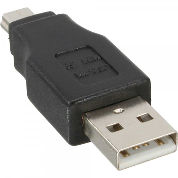InLine® USB 2.0 Adapter, Stecker A auf Mini-5pol Stecker