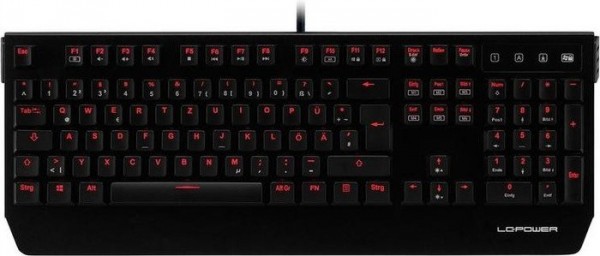 LC-Power LC-KEY-MECH-1, MX-Red, USB, DE (LC-KEY-MECH-1)