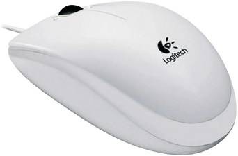 Logitech B100 Optical USB Mouse weiss ( 910-003360 )