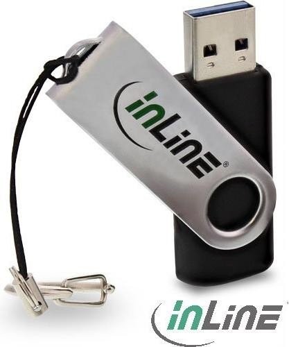InLine Speicherstick mit Schlüsselanhänger 128GB, USB-A 3.0 (35065I)