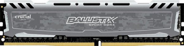 Crucial Ballistix Sport LT grau DIMM 16GB, DDR4-2400, CL16-16-16 (BLS16G4D240FSB)