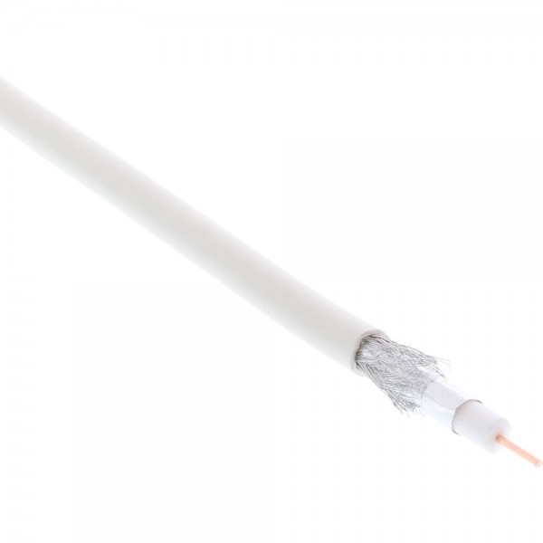 InLine® Koaxialkabel für SAT und Breitband, digital, 100m, Typ 1,1/5,0, >95dB